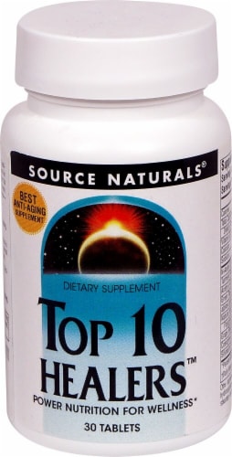 Source Naturals Top 10 Healers™ Perspective: front