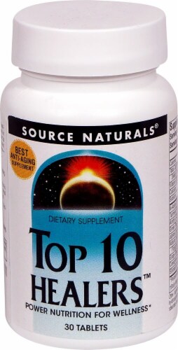 Source Naturals Top 10 Healers™ Perspective: front