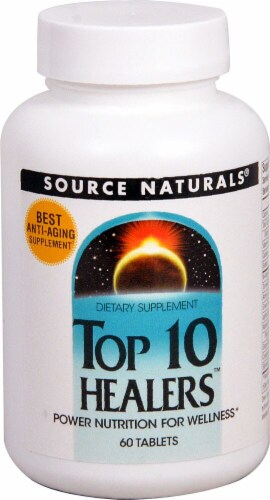 Source Naturals  Top 10 Healers™ Perspective: front