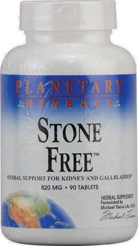 Planetary Herbals Stone Free Tablets 820 mg Perspective: front