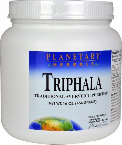 Planetary Herbals Triphala Herbal Supplement Perspective: front