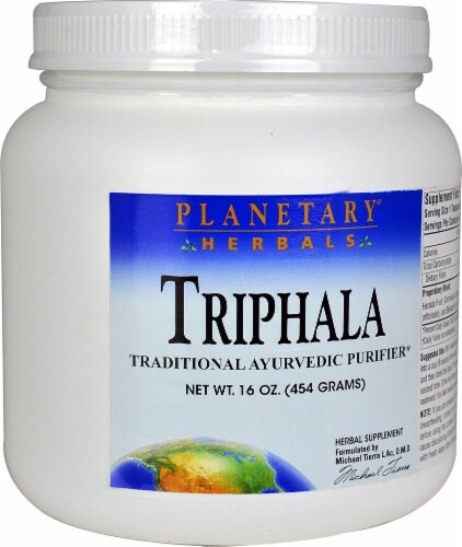 Planetary Herbals Triphala Herbal Supplement Perspective: front