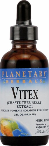 Planetary Herbals Vitex Chaste Tree Berry Extract Perspective: front