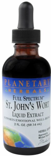 Planetary Herbals Full Spectrum™ St John's Wort Liquid Extract Perspective: front
