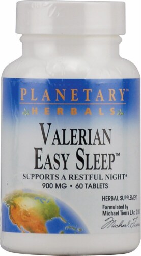 Planetary Herbals Valerian Easy Sleep™ Tablets 900 mg Perspective: front