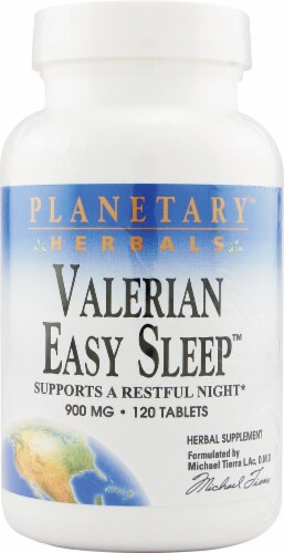 Planetary Herbals Valerian Easy Sleep™ Tablets 900 mg Perspective: front