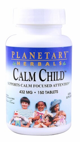Planetary Herbals Calm Child Tablets 432mg Perspective: front
