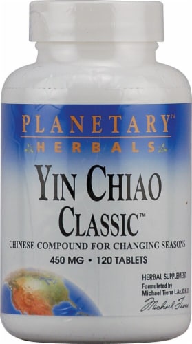 Planetary Herbals Yin Chiao Classic™ Tablets 450 mg Perspective: front