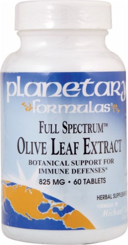 Planetary Herbals Full Spectrum™ Olive Leaf Extract Tablets 825 mg Perspective: front
