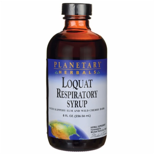 Planetary Herbals Loquat Respiratory Syrup Perspective: front