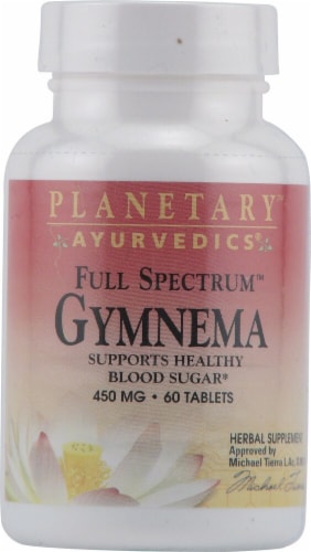 Planetary Herbals Ayurvedics® Full Spectrum™ Gymnema Tablets 450 mg Perspective: front