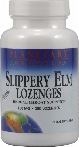 Planetary Herbals Slippery Elm Lozenges 150 mg Perspective: front