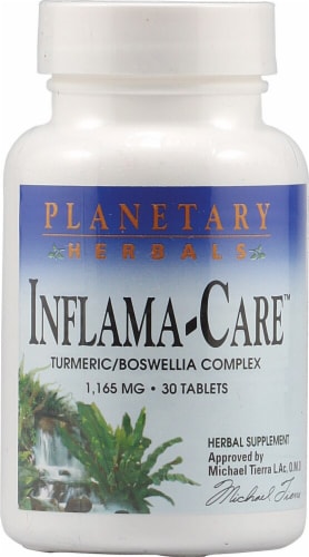 Planetary Herbals Inflama-Care Tablets 1165 mg Perspective: front