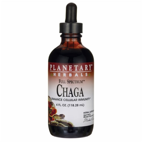Planetary Herbals Full Spectrum Chaga Supplement Perspective: front