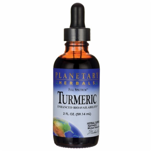 Planetary Herbals Full Spectrum Turmeric Extract Perspective: front