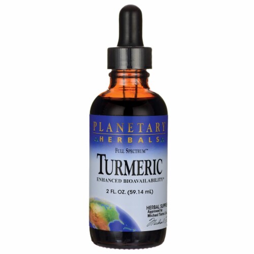 Planetary Herbals Full Spectrum Turmeric 2 fl oz Liq Perspective: front