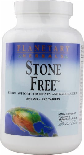 Planetary Herbals Stone Free Tablets 820 mg Perspective: front