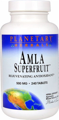 Planetary Herbals Amla Superfruit™ Tablets 500 mg Perspective: front