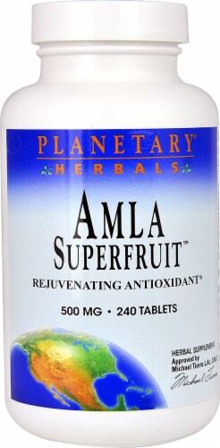 Planetary Herbals Amla Superfruit™ Tablets 500 mg Perspective: front