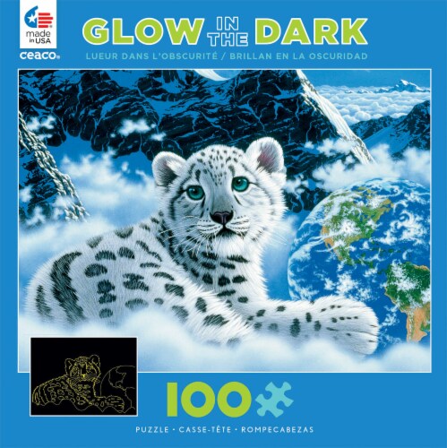 Ceaco Glow In the Dark Bed of Clouds Puzzle Perspective: front