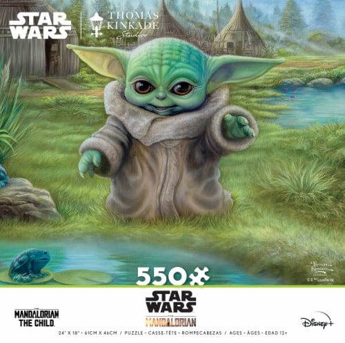 Ceaco Thomas Kinkade The Mandalorian Child's Play Puzzle Perspective: front
