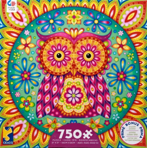 Ceaco Groovy Animals Puzzle Perspective: front