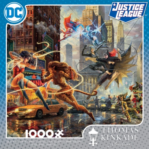 Ceaco Thomas Kinkade DC Comics Women of DC Puzzle Perspective: front