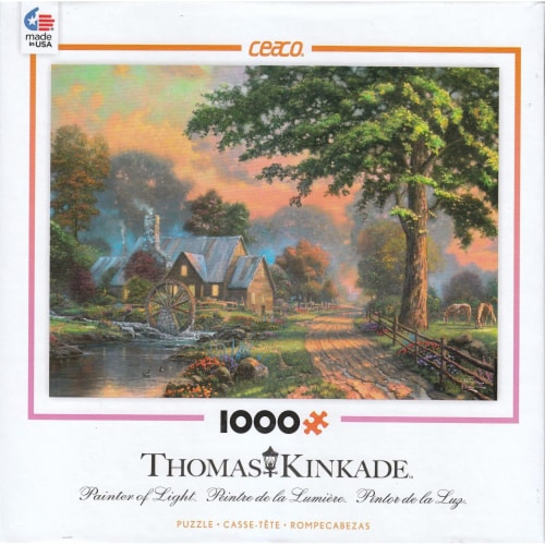 Thomas Kinkade Disney 500 Piece 4 in 1 Puzzle by Ceaco