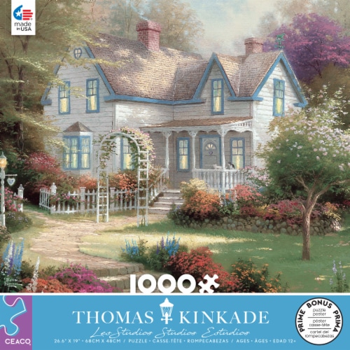 Ceaco Thomas Kinkade Home is Where the Heart Is Puzzle Perspective: front