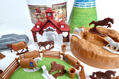 Sunny Days Blue Ribbon Horse & Figures Set Perspective: front