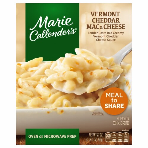 Marie Callender's® Vermont White Cheddar Mac & Cheese Frozen Meal Perspective: front