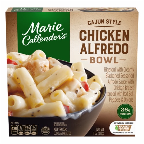 Marie Callender's New Orleans Style Chicken Alfredo Bowl Frozen Meal Perspective: front
