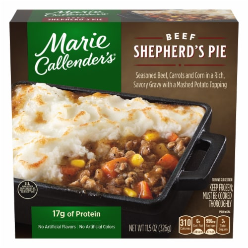 Marie Callender's Beef Shepherd's Pie Frozen Meal Perspective: front
