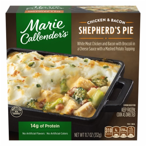 Marie Callender's Chicken & Bacon Shepherd's Pie Frozen Meal Perspective: front