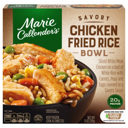Marie Callender's® Savory Chicken Fried Rice Bowl Frozen Meal Perspective: front