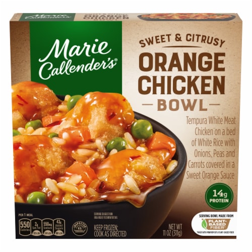Marie Callender's® Sweet & Citrusy Orange Chicken Bowl Frozen Meal Perspective: front