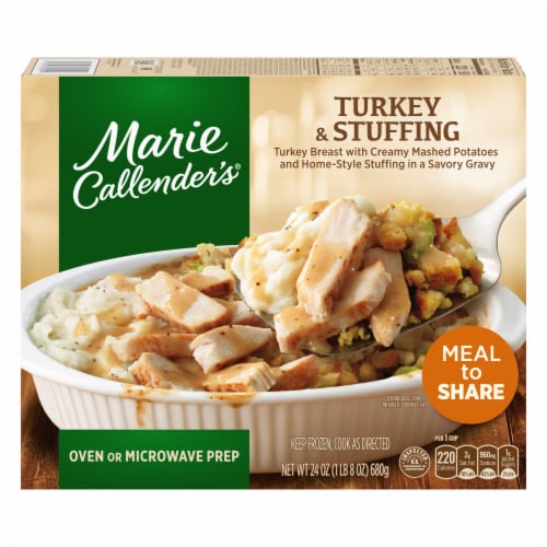 Marie Callender's® Turkey & Stuffing Frozen Meal To Share Perspective: front