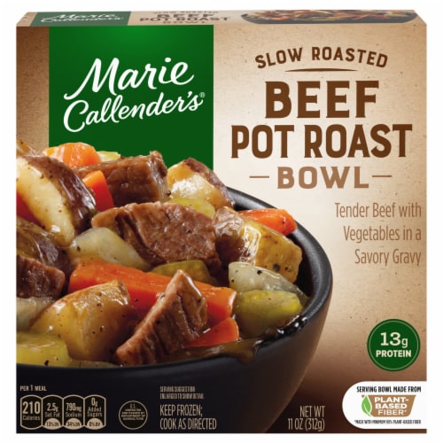 Marie Callender's® Slow Roasted Beef Pot Roast Bowl Frozen Meal Perspective: front