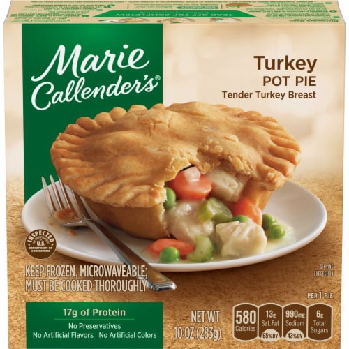 Marie Callender's Turkey Pot Pie Frozen Meal Perspective: front