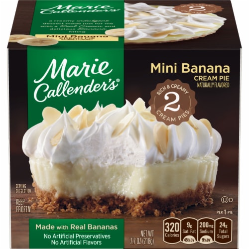 Marie Callender's® Banana Cream Mini Pies Perspective: front