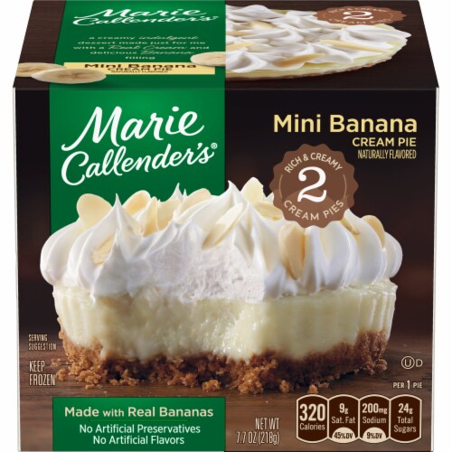 Marie Callender's® Banana Cream Mini Pies Perspective: front