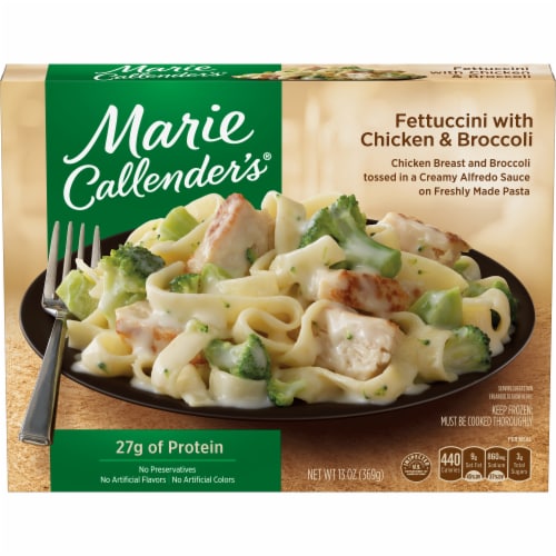 Marie Callender's® Fettuccini with Chicken & Broccoli Frozen Meal Perspective: front