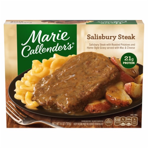Marie Callender's Salisbury Steak Frozen Dinner Frozen Meal Perspective: front