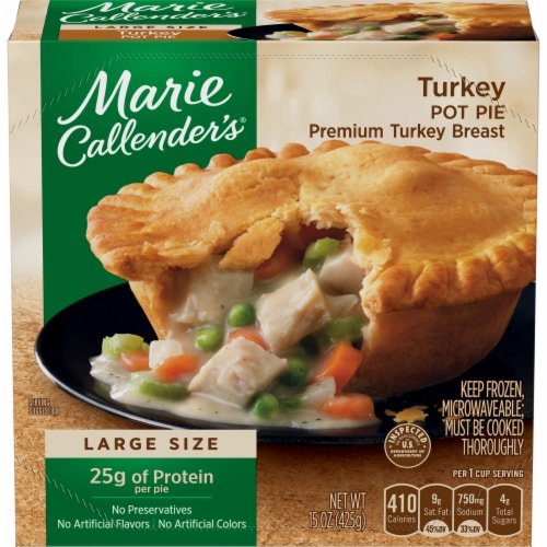 Marie Callender's Turkey Pot Pie Frozen Meal Perspective: front