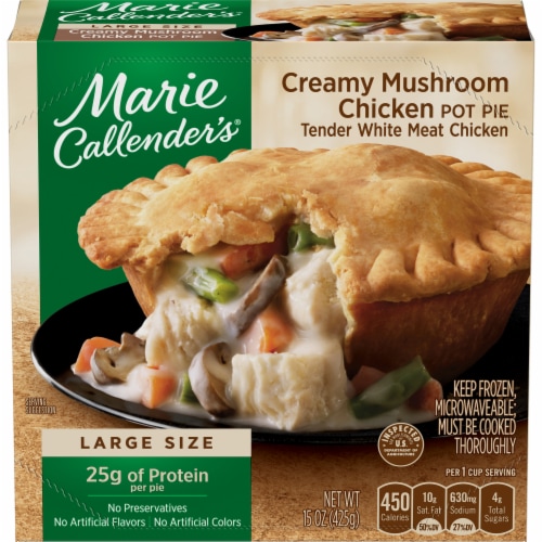 Marie Callender S Creamy Mushroom Chicken Pot Pie Frozen Meal 15 Oz Pick N Save