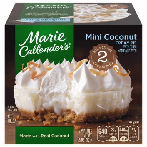 Marie Callender's Mini Coconut Cream Pies, 2 ct / 7.5 oz - Pay Less ...