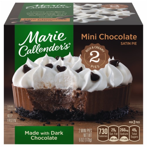 Marie Callender's Mini Chocolate Satin Pies, 2 ct / 6 oz - Pick ‘n Save