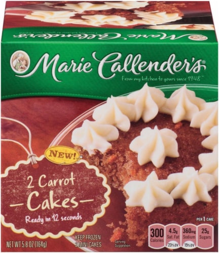 Marie Callender's Mini Carrot Cake Perspective: front