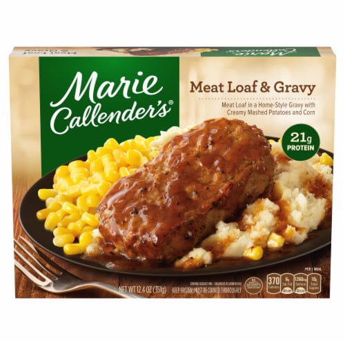 Marie Callender's Meat Loaf & Gravy Frozen Meal - 12.4 Ounces Perspective: front