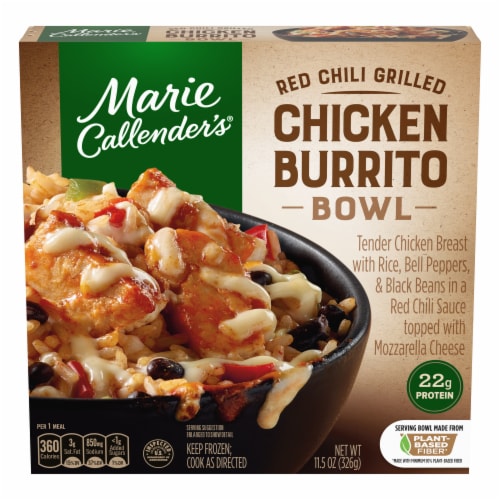 Marie Callender’s Red Chili Grilled Chicken Burrito Bowl Frozen Meal